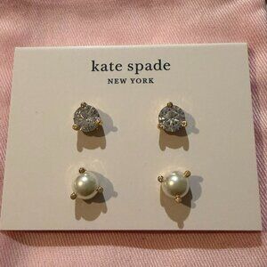 Kade Spade Rise & Shine 2 earrings set